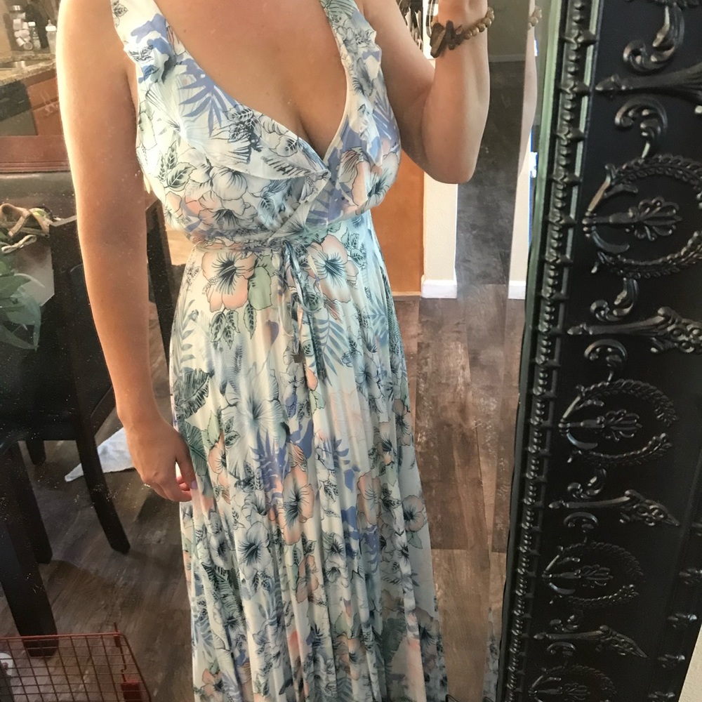Floral dress from nasty gal